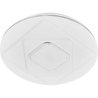 Светильник настенно-потолочный светодиодный Cova с пультом 16 м² регулируемый белый и RGB свет, цвет белый