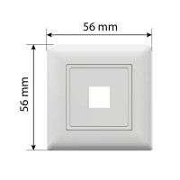 Декоративное основание Lemer You-Design дерево 55x55 мм пластик цвет коричневый