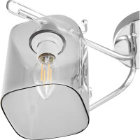 Люстра потолочная Олимпия, 5 ламп, 40 м², цвет дымчатый