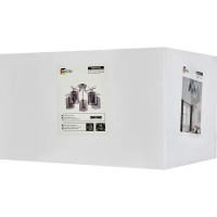 Люстра потолочная Олимпия, 5 ламп, 40 м², цвет дымчатый