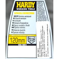 Шпатель малярный Hardy 0830-780012 120 мм, нержавеющая сталь