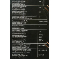 Конвектор электрический Ballu Plaza Solar BIHP/S-2500 с электронным термостатом 2500 Вт