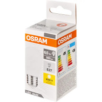 Лампа светодиодная Osram Р45 E27 220-240 В 7 Вт груша матовая 560 лм теплый белый свет