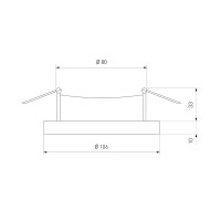 Точечный светильник Elektrostandard 1035 GX53 2 м2, цвет белый