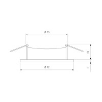 Точечный светильник Elektrostandard 1061 MR16 GU5.3 2 м2, цвет белый