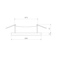 Точечный светильник Elektrostandard 611 MR16 GU5.3 2 м2, цвет серебряный хром