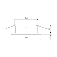 Точечный светильник Elektrostandard 863 MR16 GU5.3 2 м2 цвет белый