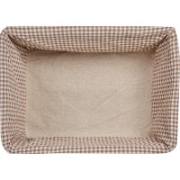 Корзина стеллажная Плетенка 40x31x17 см 21 л ива цвет коричневый