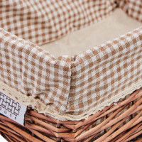 Корзина стеллажная Плетенка 34x25x15 см 12.7 л ива цвет коричневый