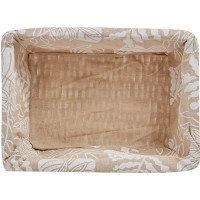 Корзина стеллажная Листья 34x25x15 см 12.7 л ива цвет бежевый