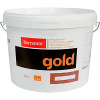 Штукатурка декоративная мраморная Bayramix Gold Mineral GR 099 15 кг цвет коричнево-рыжий перламутр