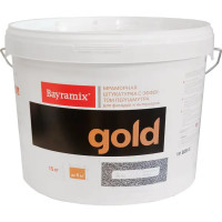 Штукатурка декоративная мраморная Bayramix Gold Mineral GR 151 15 кг цвет сизый синий перламутр