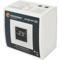 Терморегулятор для теплого пола Теплолюкс Ecosmart 25 электронный программируемый цвет белый