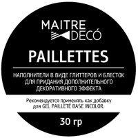 Декоративная добавка Maitre Deco «Paillettes Nacre Amber» цвет янтарь 30 г