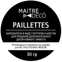 Декоративная добавка Maitre Deco «Paillettes Nacre Diamant» цвет серебро 30 г