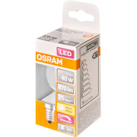 Лампа светодиодная Osram диммируемая E14 4.5 Вт/827 шар 470 Лм