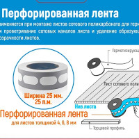 Лента перфорированная 25мм/25 П.м