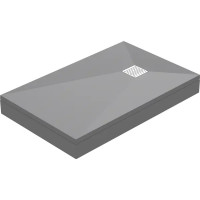 Экран для душевого поддона Keram 120x80 см, цвет грей