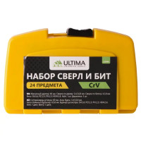 Набор сверл и бит по дереву и бетону Ultima 113600, 24 предм.