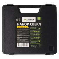 Набор свёрл по дереву/металлу/бетону Ultima, 60 шт.