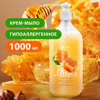 Жидкое крем-мыло Grass Milana «Молоко и мед» 1 л