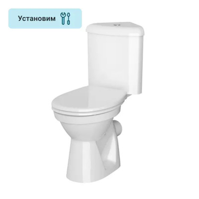 Унитаз-компакт Vitra угловой Normus горизонтальный выпуск двойной слив