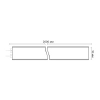 Комплект ленты светодиодной для растений Uniel SMD 2835 21 диод/15 Вт/м 230 В 10 мм 2 м красно-синий спектр фиолетовый свет