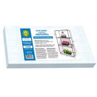 Стеллаж для рассады 3 полки 80x40x24 см