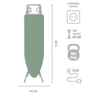 Гладильная доска Nika Bell Classy 3, 112x34 см