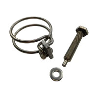 Хомут двойной 35 мм BOUTTE, нержавейка, 2 шт.