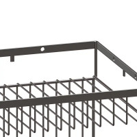 Полка для ванной Lemer Like трехъярусная прямая 20x20x52 см металл цвет чёрный