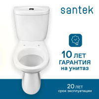 Унитаз-компакт Santek Форт вертикальный выпуск одинарный слив