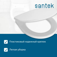 Унитаз-компакт Santek Форт вертикальный выпуск одинарный слив