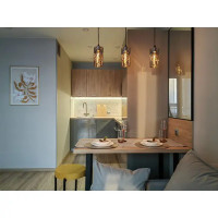 Фасад для кухонного шкафа Сантьяго 59.7x137.3 см Delinia ID ЛДСП цвет коричневый