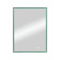 Зеркало для ванной Stretto Black с подсветкой 60x80 см