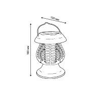 Светильник садовый антимоскитный на солнечных батареях