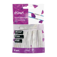 Гильза кабельная луженая Duwi ГМЛ 25-8 мм медь 5 шт.