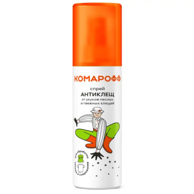 Спрей от клещей Комарофф Антиклещ 125 мл
