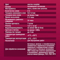 Мастика гидроизоляционная Боларс полиакриловая 5 кг