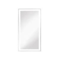 Шкаф зеркальный подвесной Montero White LED с подсветкой 35x65 см цвет белый