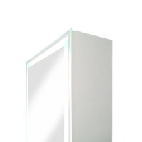 Шкаф зеркальный подвесной Montero White LED с подсветкой 35x65 см цвет белый
