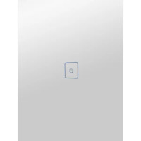 Шкаф зеркальный подвесной Elmer 40x160 см цвет белый