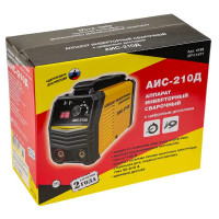 Сварочный аппарат инверторный АИС-210Д S-0002, 210 А, до 4 мм