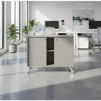 Ножка фигурная высота 90 мм хром