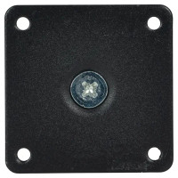 Ножка мебельная круглая 50х150 мм регулируемая сталь цвет хром