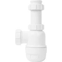 Сифон для мойки McAlpine без выпуска регулируемый по высоте ø40 мм полипропилен MRSK2-NW