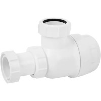 Сифон для мойки McAlpine без выпуска регулируемый по высоте ø40 мм полипропилен MRSK2-NW