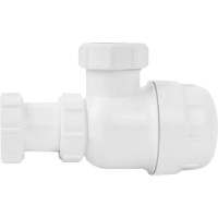 Сифон для мойки McAlpine без выпуска регулируемый по высоте ø40 мм полипропилен MRSK2-NW