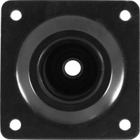 Ножка круглая 100х30 мм сталь максимальная нагрузка 50 кг цвет черный