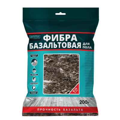 Фибра базальтовая CemFibra R пакет 200 г